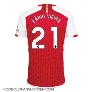 Arsenal Fabio Vieira #21 Hjemmebanetrøje 2023-24 Kortærmet